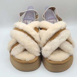 UGG Disco Cross Slide Slippers size 7 NWT! NEW!